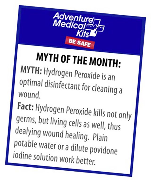 Hydrogen Peroxide myth of the month